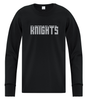 Knights Lettering Logo Long Sleeve